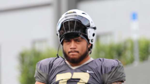 Lokahi Pauole Offensive Guard UCF Knights - photo taken Aug. 15, 2022